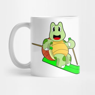 Turtle Skier Ski Mug